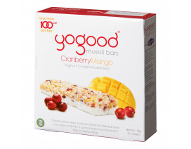 Yogood Cranberry & Mango Yoghurt Coated Muesli Bars - Carton (Free 1 Carton for every 10 cartons ordered)