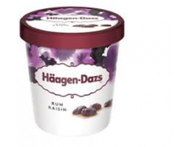 Haagen Dazs Pint Rum & Raisin - Carton