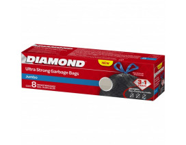 Diamond Ultra Strong Garbage Bags 8s Jumbo (100L, 76cm x 581cm)