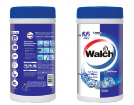 Walch Disinfectant Wipes high efficiency - Case