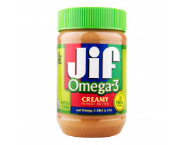 Jif Omega-3 Crunchy Peanut Butter - Carton