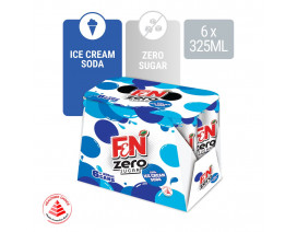 F&N Ice Cream Soda Zero - Carton