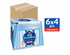 F&N Ice Mountain Sparkling Water Peach - Carton