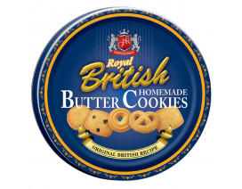  Royal British Homemade Butter Cookies, Big Tin - Carton