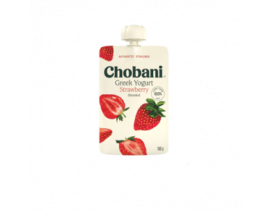 Chobani Strawberry Greek Yoghurt Pouch - Carton