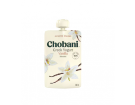 Chobani Vanilla Greek Yoghurt Pouch - Carton