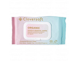 Cloversoft Unbleached Bamboo Organic Cucumber Make Up Wipes 40s - Case