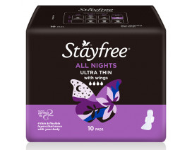 Stayfree Ultra Thin Night Cottony Soft 10S - Case