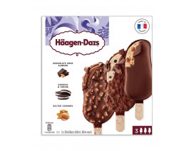 Haagen Dazs Cookies & Cream Salted Caramel Choc(3s x 80ml) - Carton