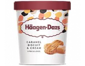 Haagen Dazs Pint Caramel Biscuit & Cream - Carton