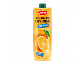 Juver 100% Fresh-Squeezed Orange Juice with Pulp - Case