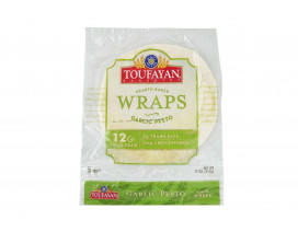 Toufayan Bakery Garlic Pesto Wraps, 6ct - Carton