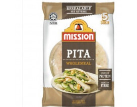 Mission Pita Wholemeal (5's) - Carton