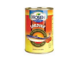 Hosen Sardine In Tomato Sauce- Carton