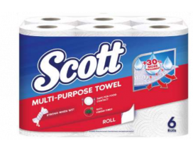 Scott Kitchen Towel Rolls 6 x 52's - Carton