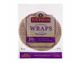 Toufayan Multigrain Wraps, 6ct - Carton