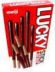 Meiji Lucky Stick Chocolate Biscuit - Carton