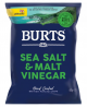 Burts Sea Salt & Malt Vinegar Potato Chips -  Carton