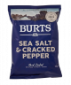 Burts Sea Salt & Crushed Peppercorns Potato Chips -  Carton